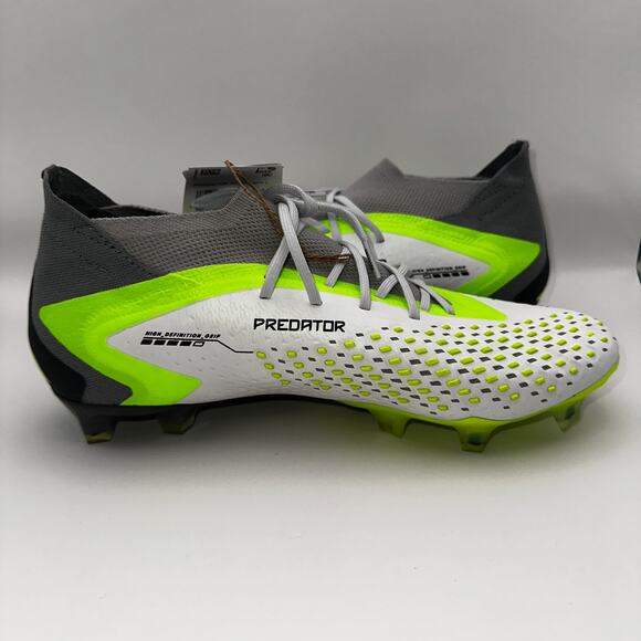 Adidas Predator Accuracy .1 Men sz 7 Soccer Cleats White Green GZ0035 - Picture 5 of 11